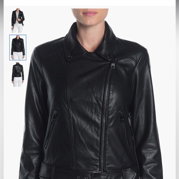 Elodie Faux Leather Moto Jacket - Picture 5 of 5